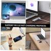 HOMSFOU 2pcs USB Multi-Port Adapter Portable Data Hub USB Splitter Tv Converter Fast Charging Pd view 4