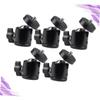 UPKOCH 5pcs Mobile Phone Clip Camera Adapter with Screw Spherical Head Bracket for Tripods Lightweight and Durable Damping Slide Platform for Photography and Vlogging view 3