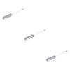 Mikikit 3pcs Port USB Type- Mbps Ethernet Adapter USB Data Hub for Pc Laptop and Tv and White Design Functionality view 1