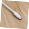 Mikikit 3pcs Port USB Type- Mbps Ethernet Adapter USB Data Hub for Pc Laptop and Tv and White Design Functionality view 2