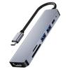 HOMSFOU 3pcs USB Hub for Laptops Portable USB Splitter Pd Fast Charging Dual Slot Reader Compatible view 1