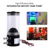 500L H 10W DC 12V Water Cooler Pump Heat Exchanger, Easy to Install, Quiet, 3-pin Connector for Various Devices view 2