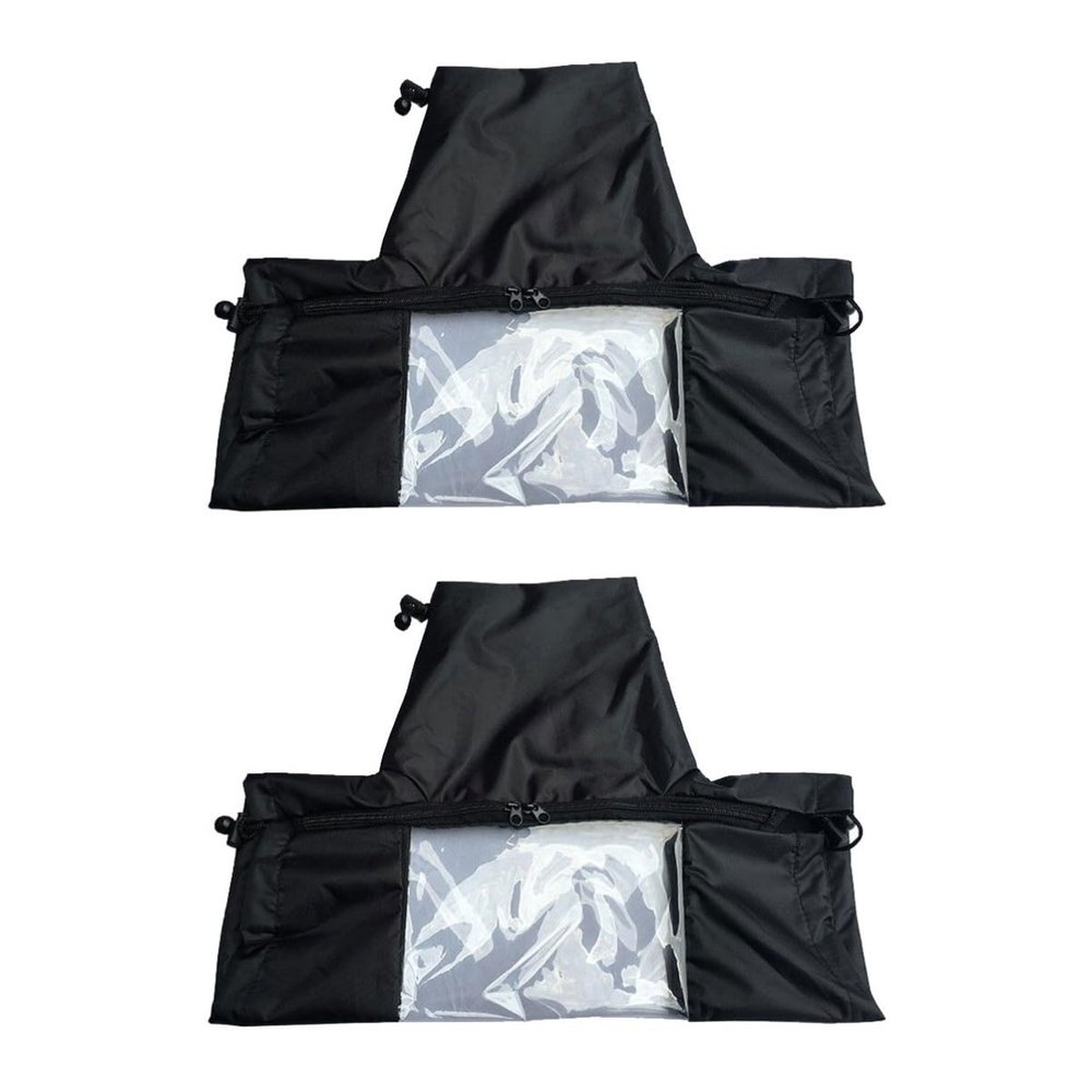 OSALADI 2pcs Camera Rain Cover Transparent Window Design for Photography Enthusiasts and Material for Outdoor Use