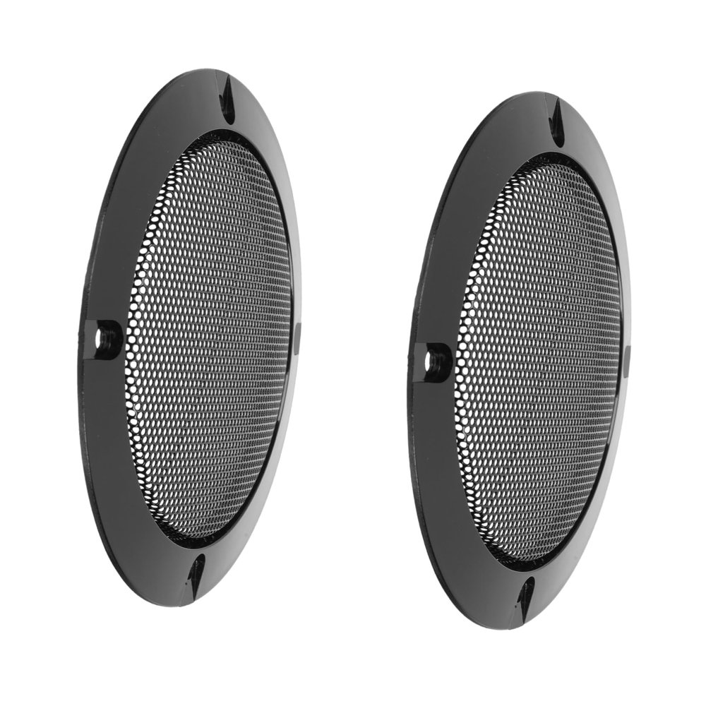 Mikikit 3sets Speaker Mesh Cover Car Speaker Grill Case Shatter Resistant Guard for Automotive Grilles