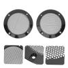 Mikikit 3sets Speaker Mesh Cover Car Speaker Grill Case Shatter Resistant Guard for Automotive Grilles view 3