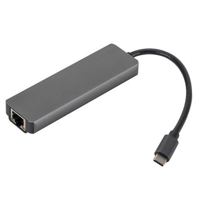 New Type Dock Type-C to HDTV USB-C Hub+Network Card Type to 100Mbps Network Card HD