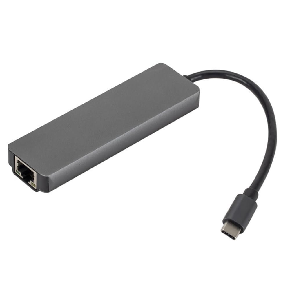 New Type Dock Type-C to HDTV USB-C Hub+Network Card Type to 100Mbps Network Card HD