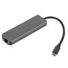 New Type Dock Type-C to HDTV USB-C Hub+Network Card Type to 100Mbps Network Card HD view 1