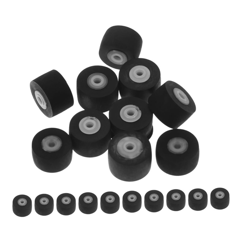 GLEAVI 20pcs Portable Pinch Roller for Audio Cassette Players Bearing Wheels for Video Recorder Replacement Easy Installation Design