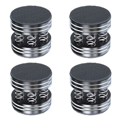 Dufray HiFi Speaker Stand Feet 1.8"x1.6" Spring Shock Absorber Feet Hi-end Audio Isolation Feet Aluminum Speaker Spike Pads for CD-Player DAC Subwoofer Turntables