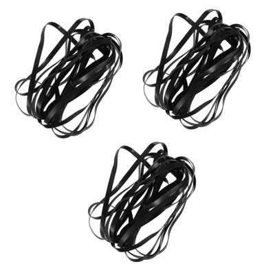 jojofuny 120pcs Mixed Square Rubber Belts for Cassette Tape Machine and Recorder Repair Flexible Low Noise Smooth Transmission Compatible Tape Recorders DVD Drives Personal Stereos