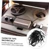 jojofuny 120pcs Mixed Square Rubber Belts for Cassette Tape Machine and Recorder Repair Flexible Low Noise Smooth Transmission Compatible Tape Recorders DVD Drives Personal Stereos view 2