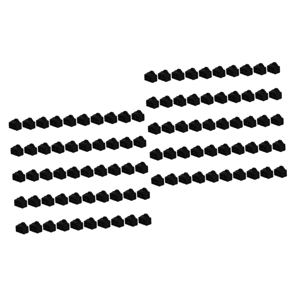 HOMSFOU 100pcs Dust Plug Cable Dust Cover Covers for Port USB Jack Network Interface Hub Port Plugs