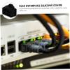 HOMSFOU 100pcs Dust Plug Cable Dust Cover Covers for Port USB Jack Network Interface Hub Port Plugs view 2