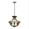 ADOVZ Modern Farmhouse Hanging Chandelier Compatible with Hallway Porch Dining Room Entry Island Kitchen Bedroom,Bed Sheets view 1