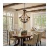 ADOVZ Modern Farmhouse Hanging Chandelier Compatible with Hallway Porch Dining Room Entry Island Kitchen Bedroom,Bed Sheets view 2