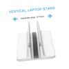 Yardenfun CNC Polished Laptop Vertical Rack Aluminum Alloy Slot Notebook Holder Scratch-Resistant Tablet Dock view 2