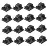 HOMSFOU 150pcs Self Adhesive Cable Clips Mini Outdoor Wire Management Clips for Organizing Power Cords Lights and Wires Easy to Install Space-Saving Fasteners view 1