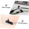 HOMSFOU 150pcs Self Adhesive Cable Clips Mini Outdoor Wire Management Clips for Organizing Power Cords Lights and Wires Easy to Install Space-Saving Fasteners view 2