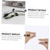 HOMSFOU 150pcs Self Adhesive Cable Clips Mini Outdoor Wire Management Clips for Organizing Power Cords Lights and Wires Easy to Install Space-Saving Fasteners view 3