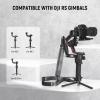 NEEWER RS5 RS4 RS3 Gimbal Shoulder Strap, Weight Reducing Padded Adjustable Strap with Baseplate Quick Release QD Buckle Compatible with DJI RS 5 RS4 RS4Pro RS3 RS3Pro RS2 Sling Handle, Grey, GA016 view 2
