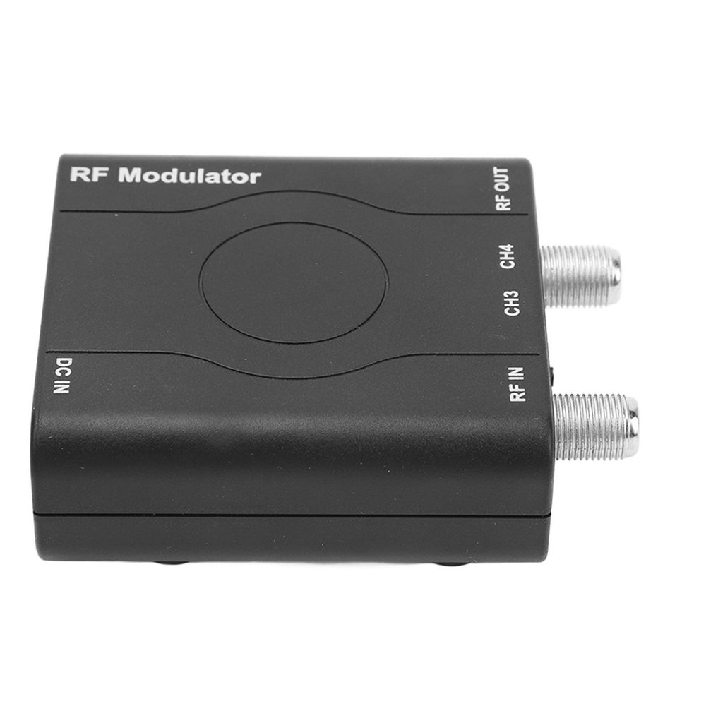 HDMI RF Modulator Adapter,RF Modulator HDMI Coaxial Converter, HDM61 HDMI to RF Modulator,Support NTSC Format Output, 1080P PLL Control of VHF Operating Frequency RF Modulator