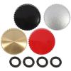Yardenfun 4pcs Aluminum Alloy Concave Camera Shutter Release Buttons Soft Release Button for Comfortable Photography Includes Gold Red Silver and Black Options view 1