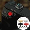 Yardenfun 4pcs Aluminum Alloy Concave Camera Shutter Release Buttons Soft Release Button for Comfortable Photography Includes Gold Red Silver and Black Options view 3