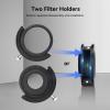 SVBONY SV226 Telescope Filter Drawer, Deep Sky Photography Filter Drawer with Replaceable Dual Magnetic Filter Holders, Compatible with 1.25-inch and 2-inch Filters, with M42-M48 Adapter (2 Pack) view 3