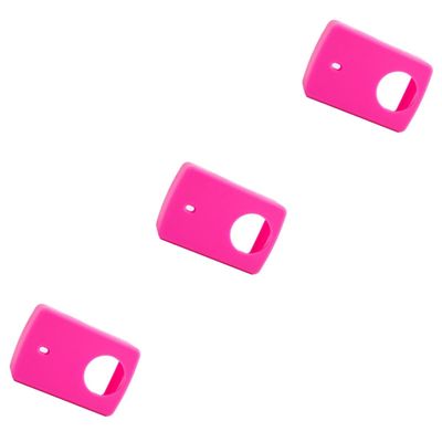 Gadpiparty 3pcs Protective Silicone Case with Lens Cover Camera Easy to Install Lightweight Rosy Color for and Everyday Use