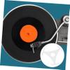 jojofuny 2pcs Triangle Vinyl Record Adapter to Center Hole Turntable Accessory Compact and Lightweight Design for Easy Use Record Players view 2