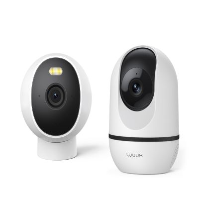 WUUK Magnetic Security Camera and Pan Tilt Camera Bundle
