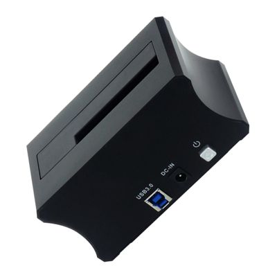 Gadpiparty USB Hard Drive Docking Station for Hdds Single-Bay Design Metal Construction Compatible Voltage for Data Transfer and Cloning