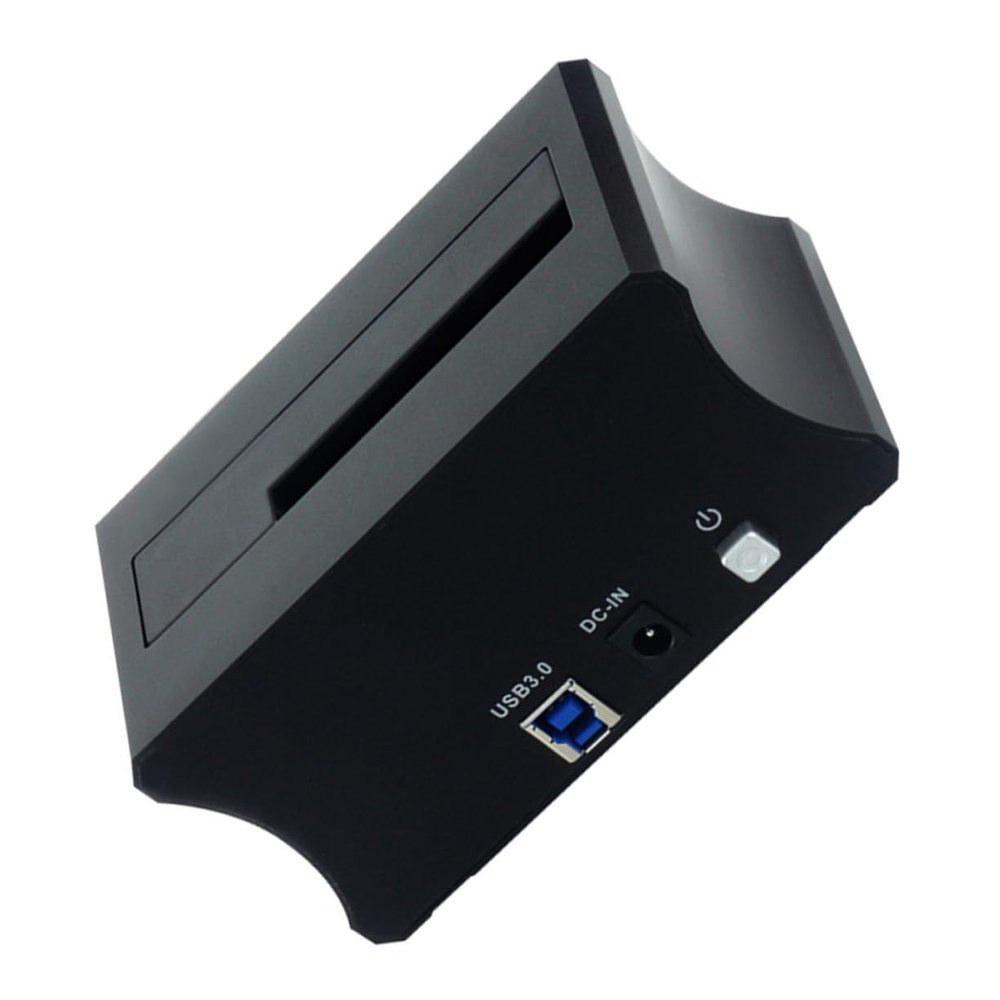 Gadpiparty USB Hard Drive Docking Station for Hdds Single-Bay Design Metal Construction Compatible Voltage for Data Transfer and Cloning