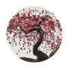4 PCS Mousepad with Non-Slip Rubber Base 8" Round Mouse-Mat with Stitched Edge Japanese Cherry Tree Gaming Mousepad for Wireless Mouses Computer Laptop Home Office Desk Pad view 1