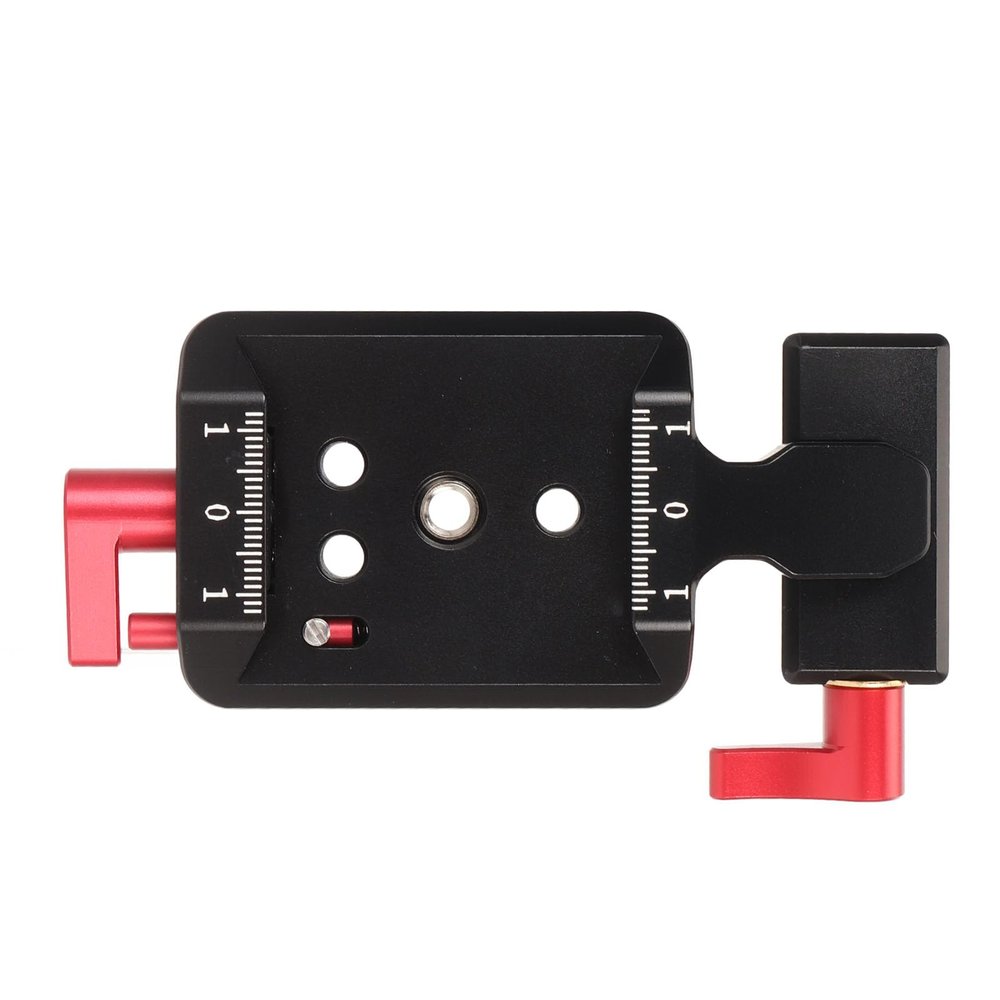 MUNEFE Vertical Camera Mot, Camera Rail Clamp Motin Plate, Vertical Mot for DSLR Camera Mot Port System