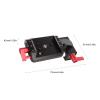 MUNEFE Vertical Camera Mot, Camera Rail Clamp Motin Plate, Vertical Mot for DSLR Camera Mot Port System view 3