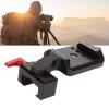 MUNEFE Vertical Camera Mot, Camera Rail Clamp Motin Plate, Vertical Mot for DSLR Camera Mot Port System view 4