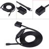 KELFEEAO Car Black Female Auxiliary Audio Adapter Cable for E85 E86 Z4 CD X3 E83 12 Pin Line for iPod Auxiliary Adapters view 3