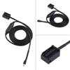 KELFEEAO Car Black Female Auxiliary Audio Adapter Cable for E85 E86 Z4 CD X3 E83 12 Pin Line for iPod Auxiliary Adapters view 4