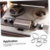 UPKOCH 150pieces Recorder Machine Belt Cassette Machine Replacement Belt Flat Rubber for Tape Recorder Repair view 4