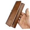 WOFASHPURET Pu Eyelash Extension Tweezers Storage Case Durable Pouch for Eyelash Tweezers Scratch-resistant Organizer for Home and Travel Use Stylish Brown Cosmetic Bag view 4