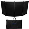 Rockville RFAAB Bundle: 110 in x 47.2 in DJ Event Facade Lightweight Frame Booth with Bag & Scrims, RLS2400 Lightweight Folding DJ Laptop Stand with Extra Shelf & Travel Bag, 2-Items view 2
