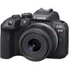 Canon EOS R10 Mirrorless Camera with 18-45mm Lens Content Vlogging Kit with DM-E100 Microphone & HG-100TBR Tripod Grip + 64GB Extreme Accessory Bundle (35 Items) (Renewed) view 2