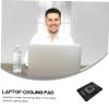 WOFASHPURET Laptop Cooling Pad Led Fan USB Powered Design Gaming Laptop Stand Fan Holder view 4