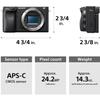 Sony a6400 24.1MP 4K Video Recording Camera with Sony E PZ 16-50mm f/3.5-5.6 and 55-210mm f/4.5-6.3 OSS Lenses + 420-800mm f/8.3 HD Telephoto Zoom Lens with T-Mount+Deluxe Accessory Bundle (Renewed) view 4