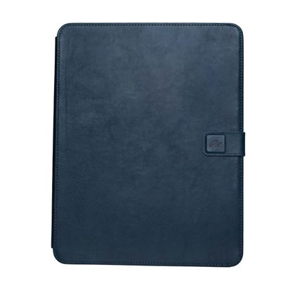 Bullstrap Premium Full-Grain Leather iPad Case with Magnetic Adjustable Stand, Auto Sleep/Wake, iPad Pro 11", Ocean Blue