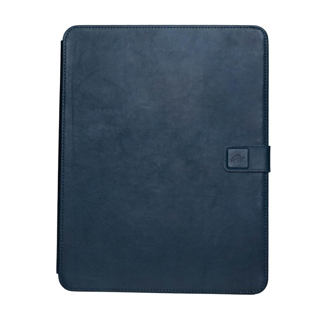 Bullstrap Premium Full-Grain Leather iPad Case with Magnetic Adjustable Stand, Auto Sleep/Wake, iPad Pro 11", Ocean Blue
