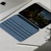 Bullstrap Premium Full-Grain Leather iPad Case with Magnetic Adjustable Stand, Auto Sleep/Wake, iPad Pro 11", Ocean Blue view 3