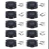 (10 Pack) Reliable Hardware 2510BK Black Briefcase/Draw Latch w/mounting Screws view 1